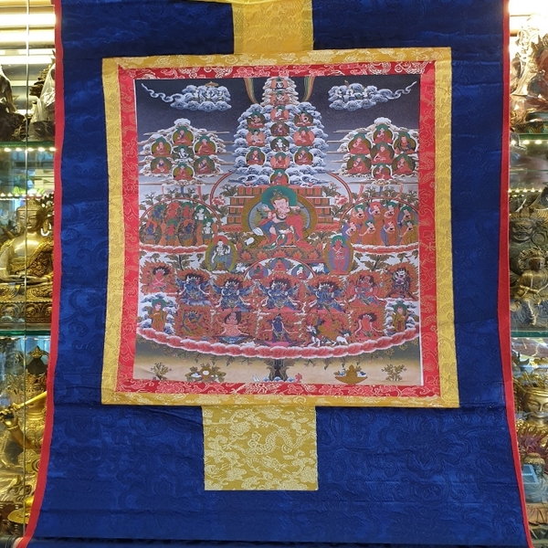 Tranh Thangka Cây Quy Y_120x80cm